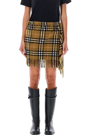 Burberry Scarf Mini Skirt Oxide