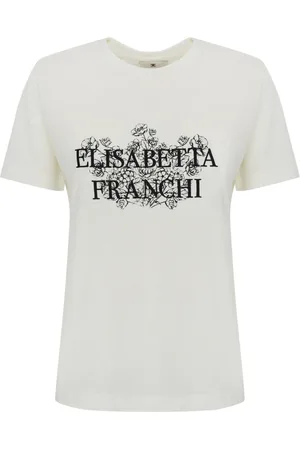 Elisabetta Franchi T-Shirts And Polos Gesso