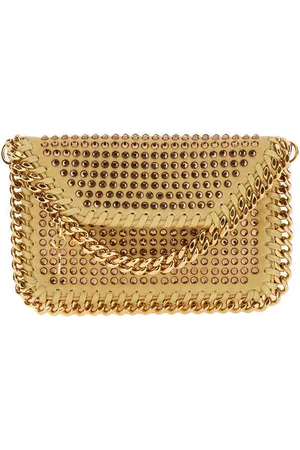 Stella McCartney Embellished polyester Falabella card holder