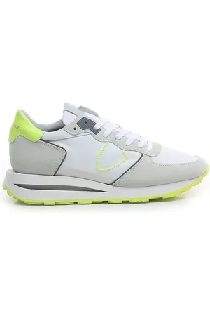 Philippe model Tropez Haute Low Mondial Neon Blanc