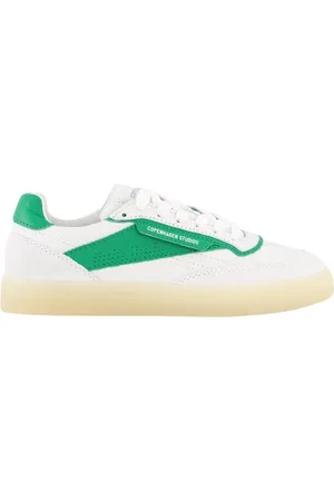 Copenhagen Shoes Dames CPH90 Sneaker Wit/Groen