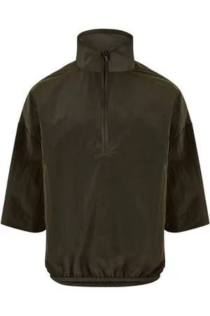 FEAR OF GOD Essentials Half Zip Mockneck Shirt