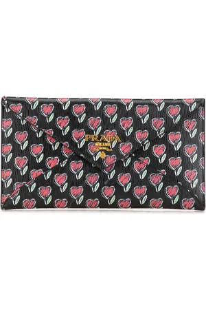 Prada Vitello Move Love Envelope Wallet
