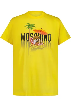 Moschino Kinder Jongens T-Shirt In Geel