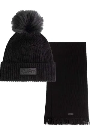 Malelions Women Knitted Beanie Scarf Set