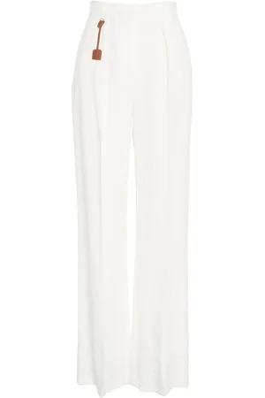Elisabetta Franchi Linen blend pleated pants