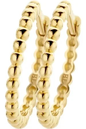 Blush Oorbellen 7290YGO Oorringen 14kr Geelgoud met Bolletjes Motief