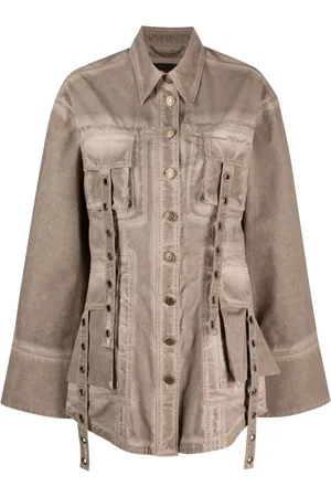 BLUMARINE Coats Brown