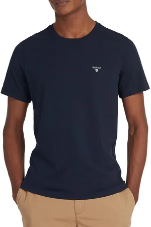 Barbour T-Shirts And Polos New Navy