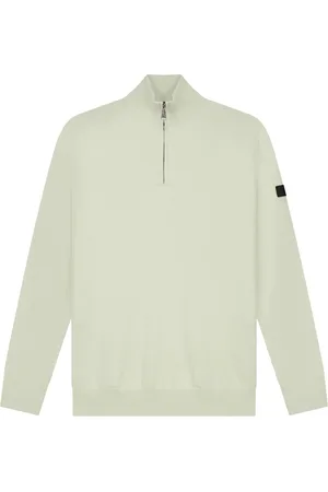 Malelions Men Knitted Quarter Zip