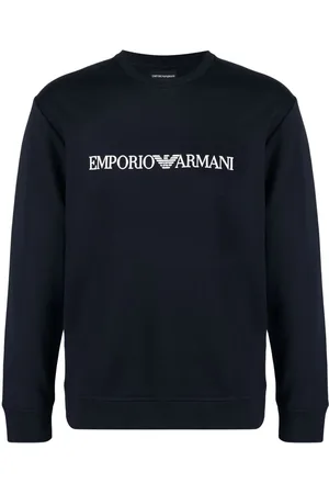 Emporio Armani Sweaters Blue