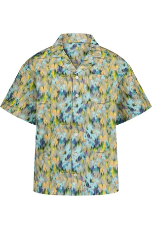 OFF-WHITE Kinder Jongens Blouse In Turquoise