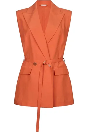Liu Jo WHITE Jackets Orange