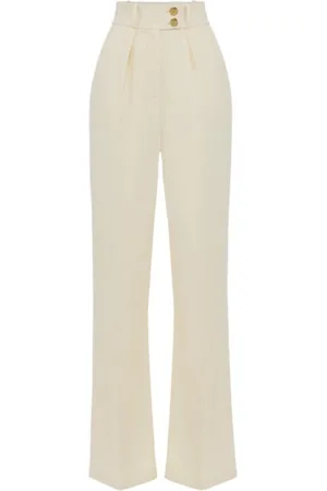Elisabetta Franchi Trousers Yellow