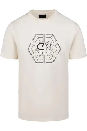 Cruyff C-Lion Geo Tee Wit