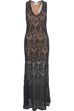Liu Jo Lace crochet maxi dress