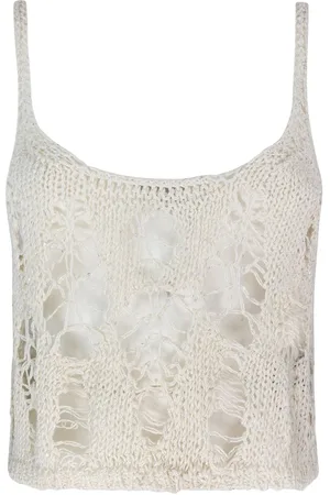 A PAPER KID Top White