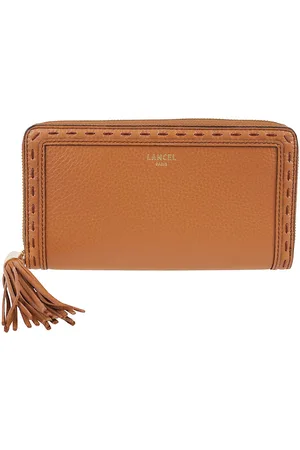 LANCEL Premier Flirt Zipped Continental Wallet Brown