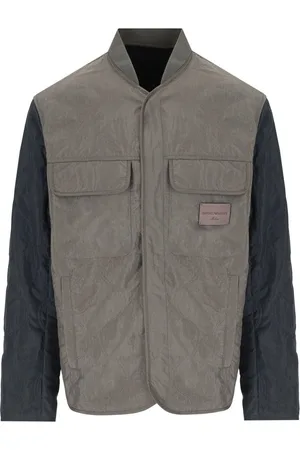Emporio Armani Forest Fog Navy Blue Jacket Green