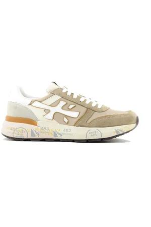 Premiata Mick Sneaker Beige Wit