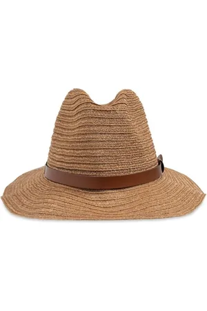 Emporio Armani Hats Leather Brown