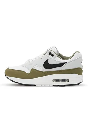 Nike Air max 1 white black medium olive