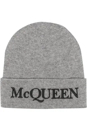 Alexander McQueen Logo Embroidered Cashmere Beanie