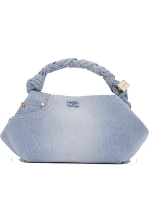 Ganni Faded Denim Bou Bag