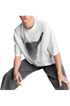 Alix the label Knitted Silver Bull T-Shirt