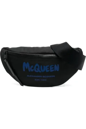 Alexander McQueen Graffiti Logo Printed Belt Bag