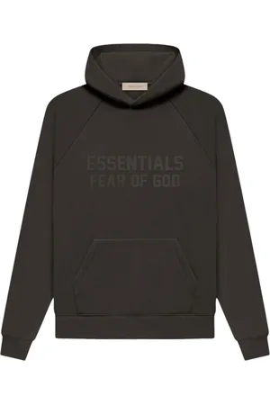 FEAR OF GOD Essentials Off Black Hoodie