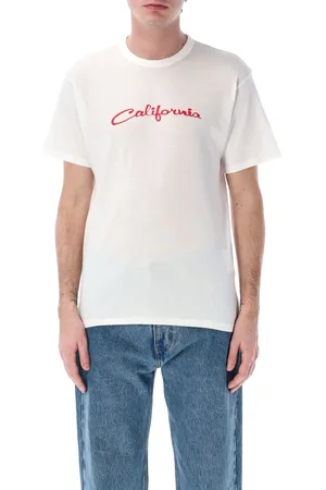ERL California Signature T-Shirt Bianco