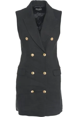 Elisabetta Franchi Linen blend mini dress