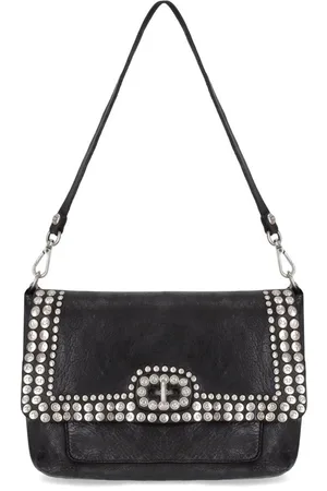 Campomaggi Orchidea Black Crossbody Bag Black