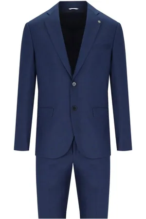 Manuel Ritz Blue Suit Blue
