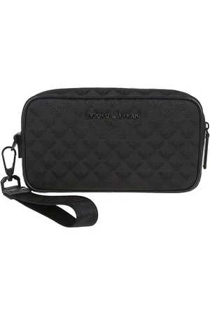 Emporio Armani Eagle All Over Beauty Case Black