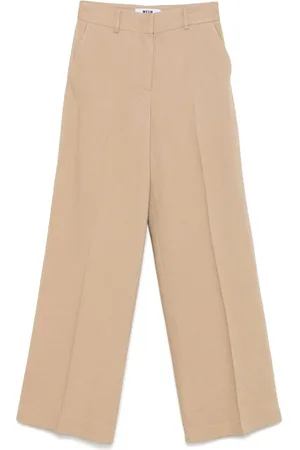 Msgm Trousers Beige