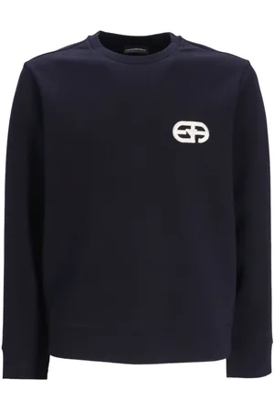 Emporio Armani Sweaters Blue