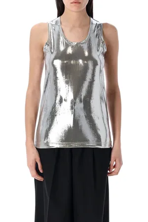 JUNYA WATANABE Silver Tank Top Argento