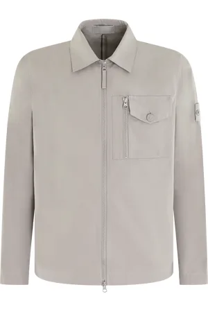 Stone Island Heren Ghost Shirt Jacket Grijs