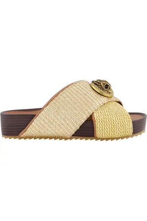 Kurt Geiger Dames Chelsea Cross Slipper Metallic