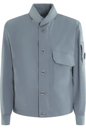C.P. Company Heren Pro-Tek Button Hood Jack Grijs