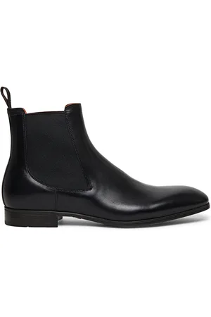 santoni Leather chelsea boot