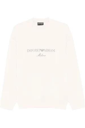 Emporio Armani Sweaters Beige
