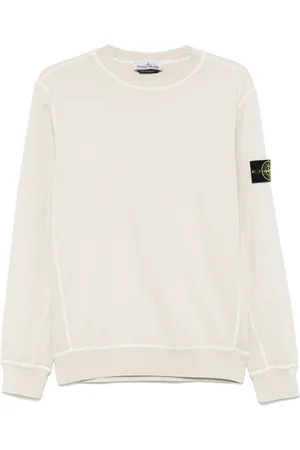 Stone Island Sweaters White