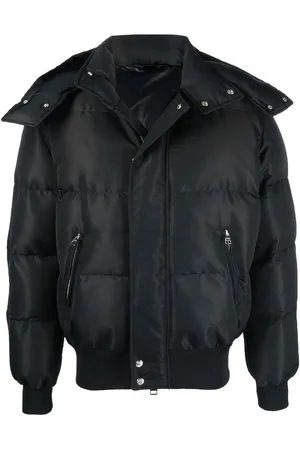 Alexander McQueen Wool Blend Padded Bomber