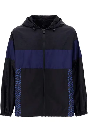 VERSACE Hooded Windbreaker Jacket