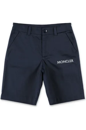 Moncler Kid - Logo cotton gabardine shorts