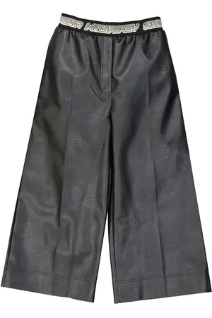 Stella McCartney Cropped Leather Effect Pants