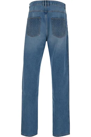 Balmain Straight Cut Cotton Jeans